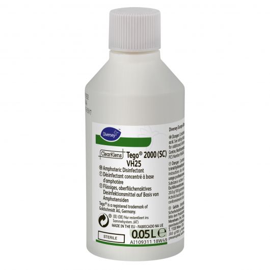 Дезинфектант амфотерный стерильный ClearKlens Tego 2000 SC (50 мл) для чистых помещений IBC Nanotex