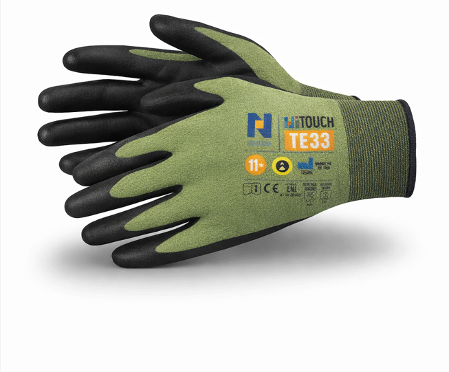 Антистатические перчатки NPro NTouch TE33 с пенонитриловым покрытием