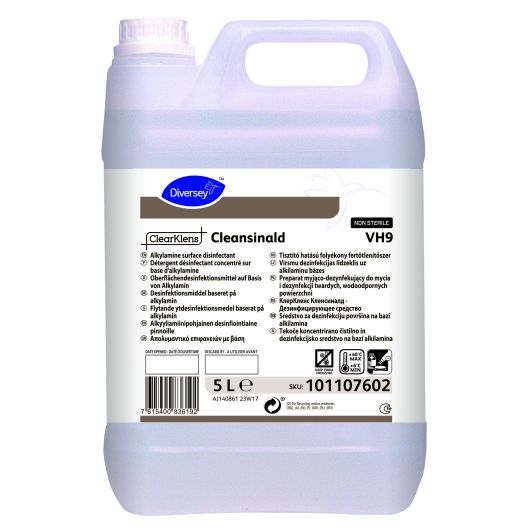 Дезинфектант на базе аммониевых соединений ClearKlens Cleansinald (5 литров) для чистых помещений IBC Nanotex