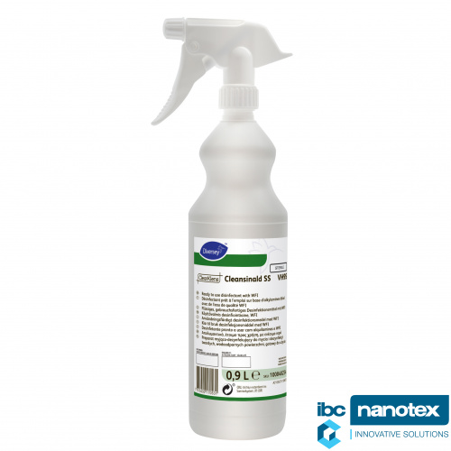 Дезинфектант на базе аммониевых соединений стерильный CleanKlens Cleansinald SS (900 мл) для чистых помещений IBC Nanotex