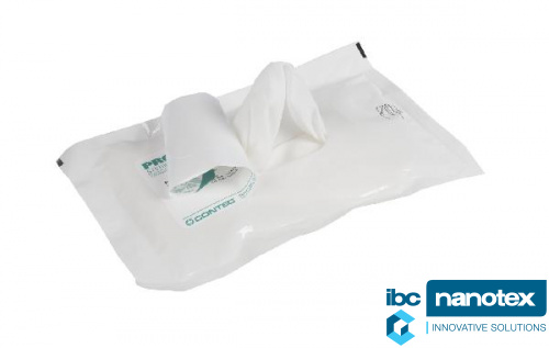 Салфетки влажные нетканые стерильные Contec PROSAT Sterile Meltblown Polypropylene Wipes Contec, Inc. для чистых помещений