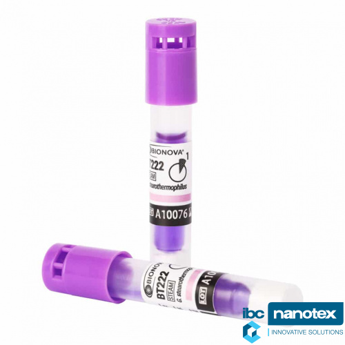 BT222 Биоиндикатор. 1 час. Автоклавирование (паровая стерилизация). Bionova