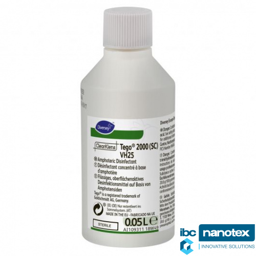 Дезинфектант амфотерный стерильный ClearKlens Tego 2000 SC (50 мл) для чистых помещений IBC Nanotex