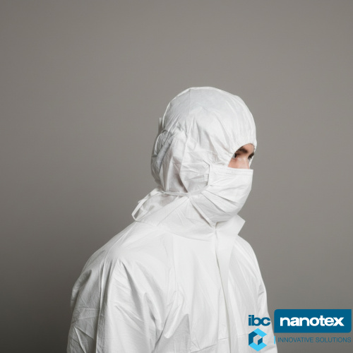 Комбинезон с капюшоном и маской одноразовый стерильный Isofield Steridon 80231