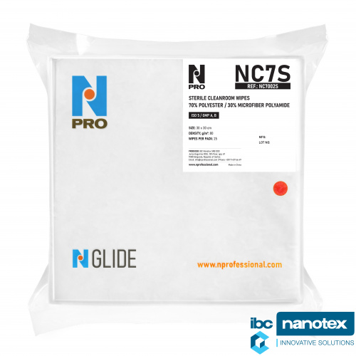 Салфетки сухие нетканые стерильные NPro NGlide NC7S NPro для чистых помещений