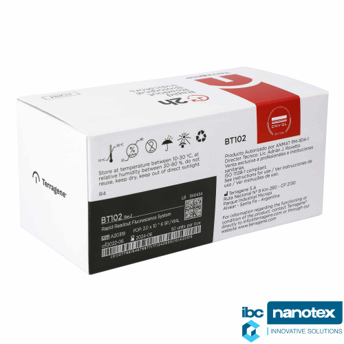 BT102 Биоиндикатор. 2 часа. Газовая стерилизация формальдегидом. Bionova