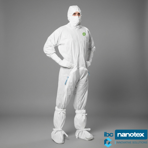 Комбинезон с капюшоном и маской одноразовый стерильный Isofield Steridon 80231