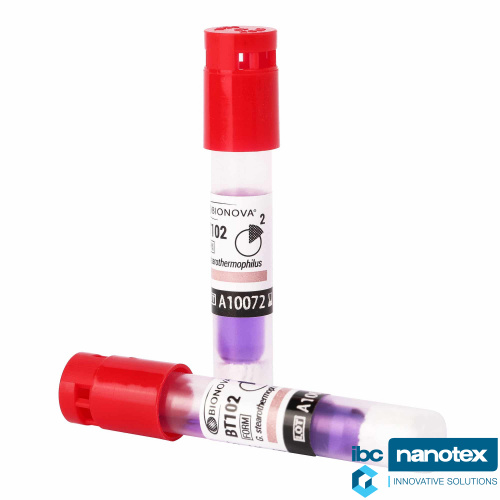 BT102 Биоиндикатор. 2 часа. Газовая стерилизация формальдегидом. Bionova