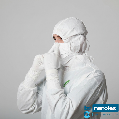 Комбинезон с капюшоном и маской одноразовый стерильный Isofield Steridon 80231