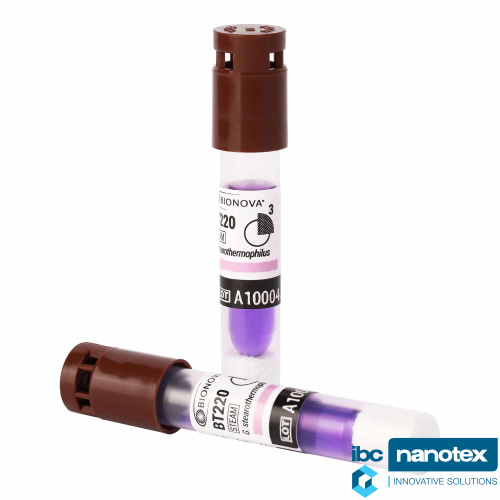 BT220 Биоиндикатор. 3 часа. Автоклавирование (паровая стерилизация). Bionova