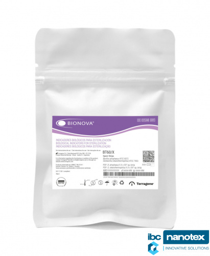 BT60 Биоиндикатор. 24 / 48 часов. Автоклавирование, воздушная или газовая стерилизация. Bionova