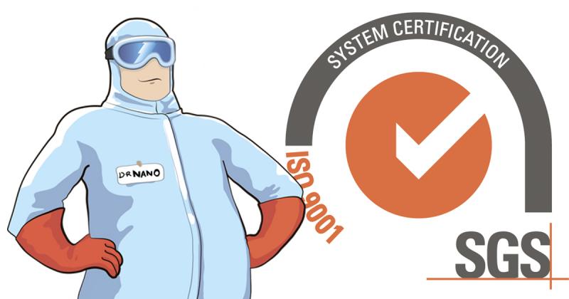 По результатам сертификационного аудита SGS система менеджмента качества IBC Nanotex признана соответствующей требованиям международного стандарта ISO 9001:2015.