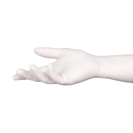 Перчатки нитриловые стерильные WHITE NITRILE 300 DI SHIELD Scientific для чистых помещений IBC Nanotex