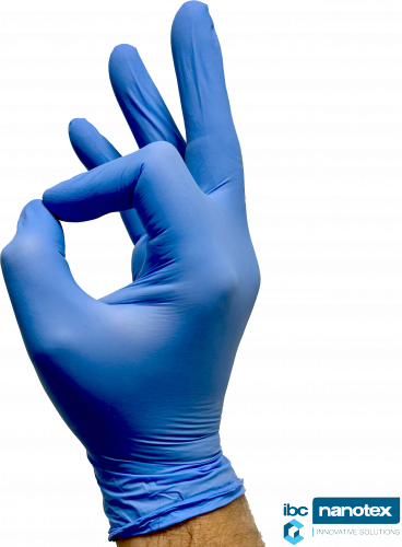 Одноразовые нитриловые перчатки в диспенсере, 240 мм NTouch TN24 NPro  IBC Nanotex