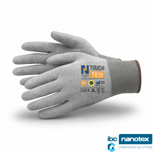 Перчатки трикотажные антистатические без покрытия TE11 Npro Ntouch