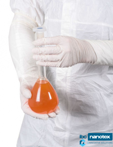 Перчатки нитриловые стерильные NITRAMAX BioClean для чистых помещений IBC Nanotex