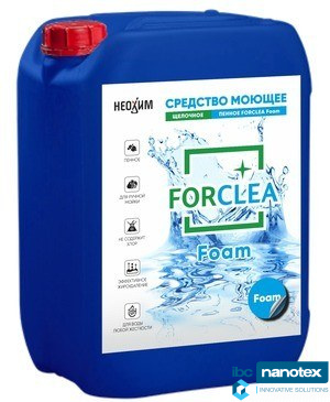 Концентрированное сильнощелочное моющее средство FORCLEA Foam IBC Nanotex