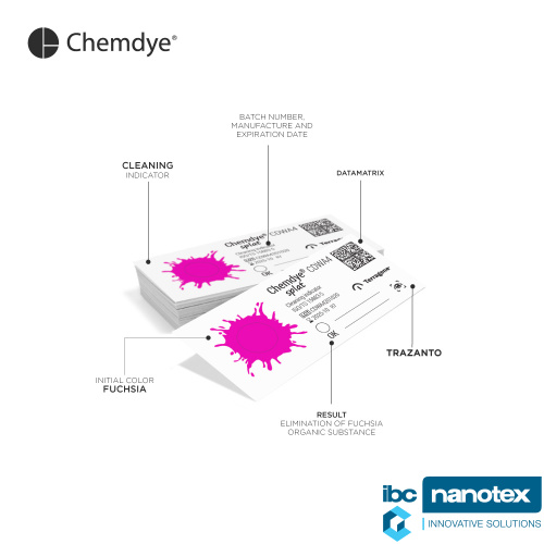 CDWA4 Химический индикатор контроля мойки и термодезинфекции. Chemdye