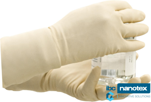 Перчатки латексные стерильные AccuTech 91-225 Ansell для чистых помещений IBC Nanotex