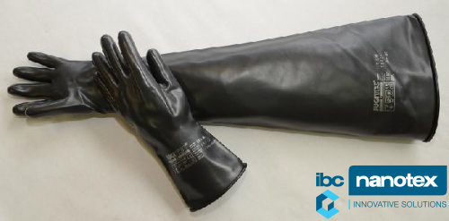 Перчатки для изолятора Jugitec® BV BUTYL/VITON бромбутилкаучук  IBC Nanotex