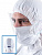 Маска стерильная с лицевым щитком на завязках VFM 210 T-SLOT для чистых помещений